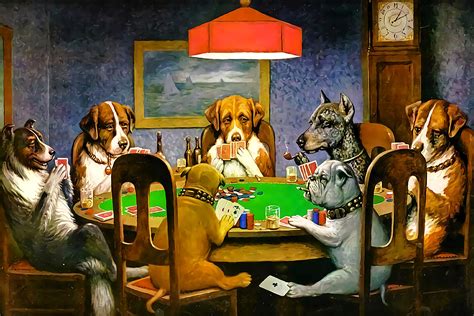 poker oynayan köpekler tablosu